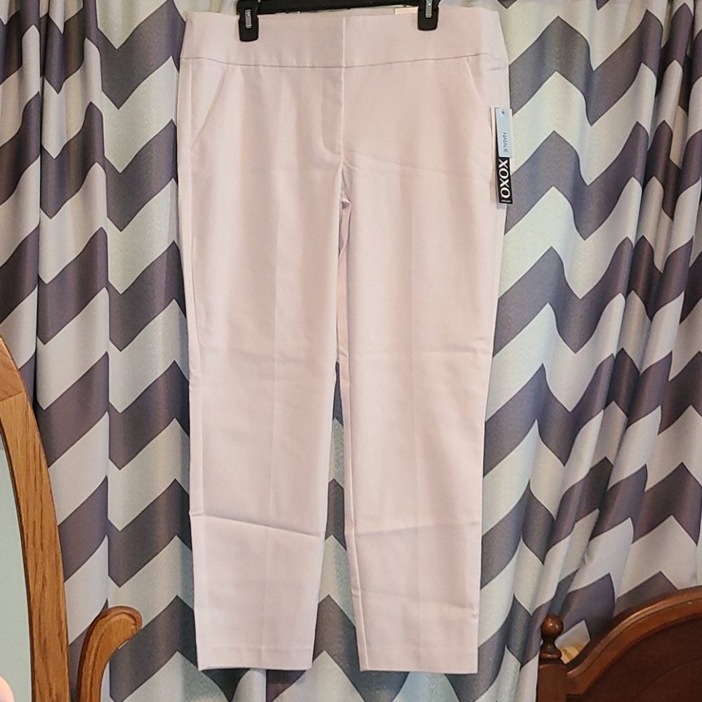 XOXO white tuxedo style skinny pants